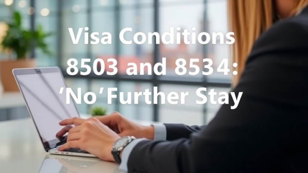 Visa Conditions 8503 and 8534: The 'No Further Stay' Rule