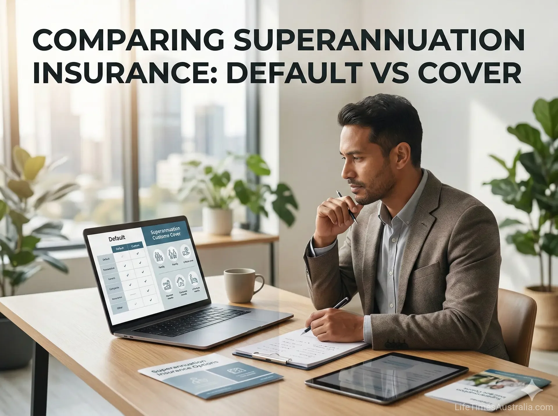 Comparing Superannuation Insurance: Default vs Custom Cover