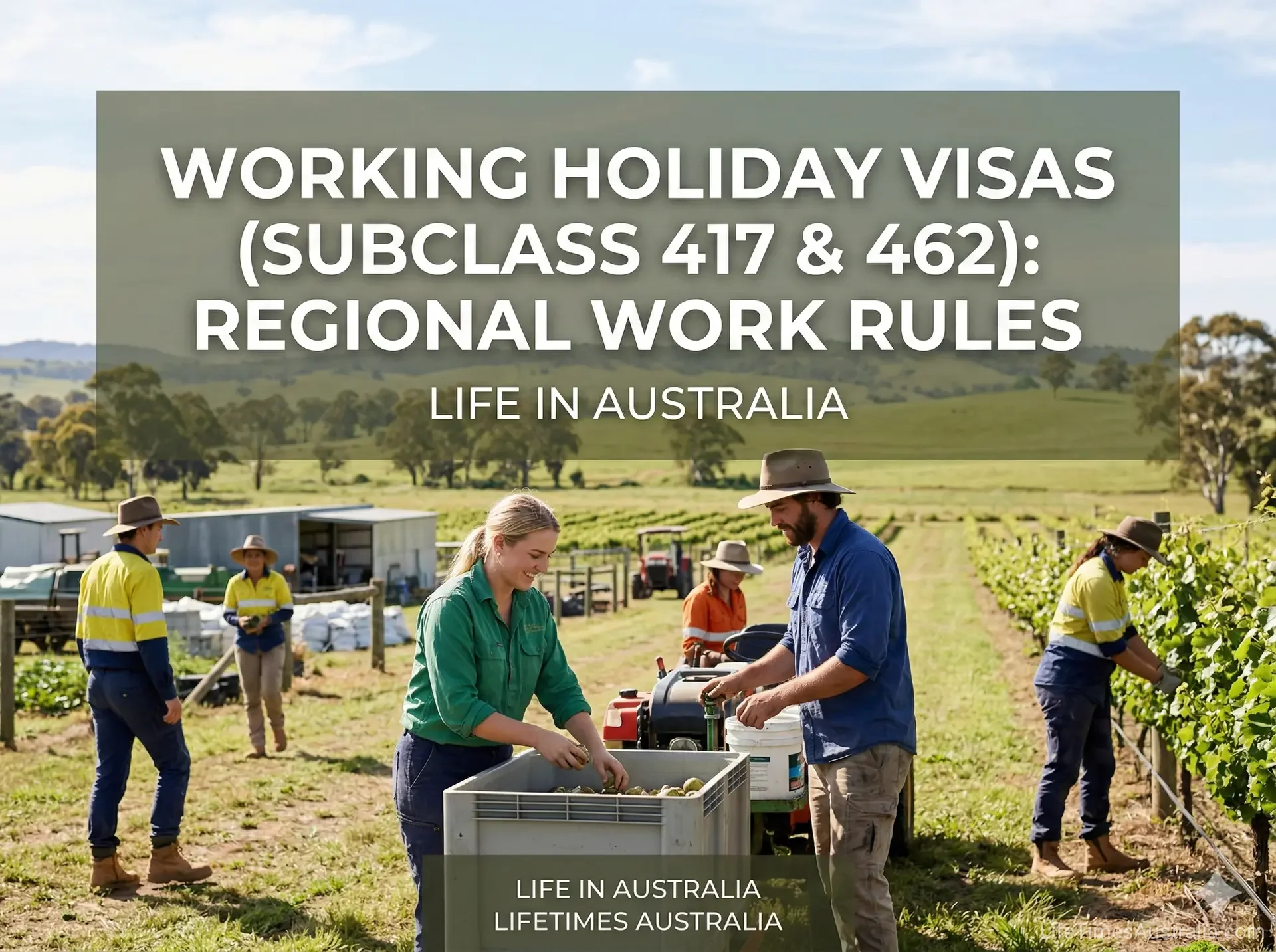 Working Holiday Visas (Subclass 417 &amp; 462): Regional Work Rules